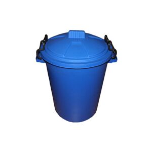 VISS 85 Litre Blue Plastic Outdoor Bin
