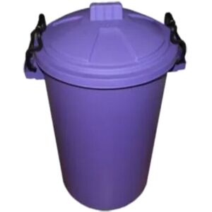 VISS 85 Litre Purple Plastic Outdoor Bin