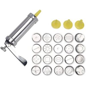 Biscuit Maker with 20 Shaping Discs HI Silver