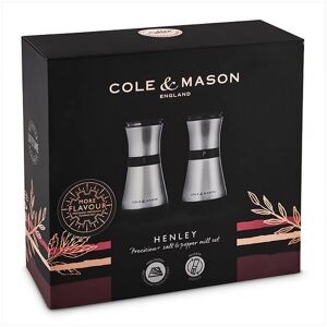 Cole & Mason Precision+ Henley 135mm Stainless Steel Salt & Pepper Mill Gift Set - Cole&mason