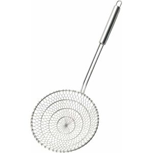 Perfect Asian Kitchen Stainless Steel Colander - With Spiral Mesh, Stainless Steel, dia. 18CM - Denuotop