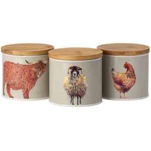 DMD Foxwood Home Country Life Set of 3 Storage Tins