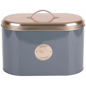 VISS French Style Copper & Grey Metal Bread Tin