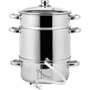 Fruit Juice Steamer 26 cm 8 l HI Silver