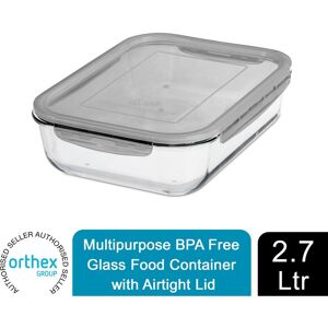 Multipurpose bpa Free Glass Food Container with Airtight Lid, 2.7 l - Gastromax