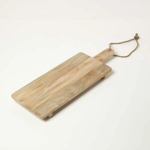 Homescapes - Solid Mango Wood Serving Board, 70 x 25 cm - Natural