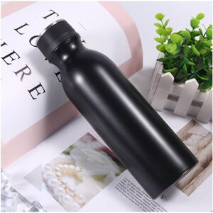 Insulated Water Bottle , Stainless Steel Double Wall Water Bottle Keep Hot & Cold, Insulated, BPA Free, Leakproof 560ml black-DENUOTOP