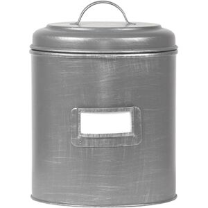 Canister 10x10x15 cm s Antique Grey Label51 Grey