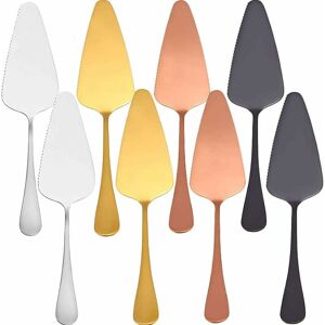 8pcs Stainless Steel Cake Knife Cake Server, Cake Shovel Kitchen Tools Stainless Steel Knife Restaurants, Parties, Cake Making - Langray