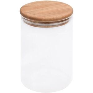 BERKFIELD HOME Mayfair Storage Glass Jars with Bamboo Lid 4 pcs 800 ml