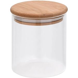 BERKFIELD HOME Mayfair Storage Glass Jars with Bamboo Lid 6 pcs 600 ml