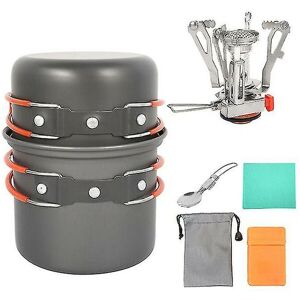 Woosien - Outdoor Cam Ware Ing Stove Kit Travel Pan Hi Picnic Cam Tools, Cam Equipment Cam Utensils Tium