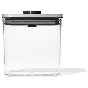 Oxo Good Grips - Steel pop Container Rectangle Short 1.6L Storage Container