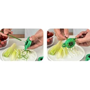 WOOSIEN Pcs Green Easy Slicer Shredder Cut Green Wire Drawing Kitchen Superfine Vegetable Shredder