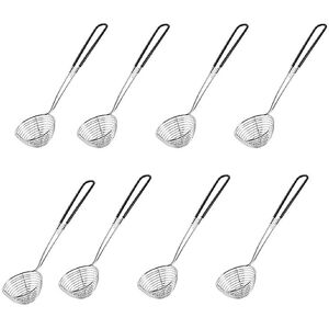 WOOSIEN Pcs Hot Pot Strainer Scoops, Stainless Steel Hot Pot Strainer Scoop 2.5 Inch Mini Mesh Skimmer Sp