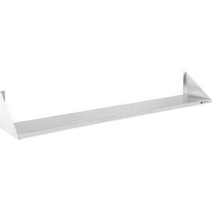 ROYAL CATERING Practical Simple Stainless Steel Kitchen Shelf Easy Mount And Clean 30X180Cm