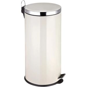 Cream Pedal Bin - 30Ltr - Premier Housewares