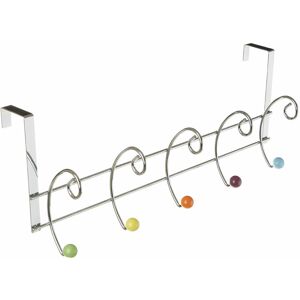 Premier Housewares - Hook Over Door Multi-coloured 10 Hook Hanger