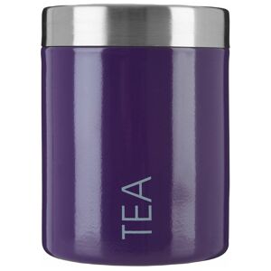 Premier Housewares - Purple Enamel Tea Canister