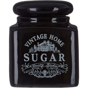 Premier Housewares - Vintage Home Black Edition Sugar Jar