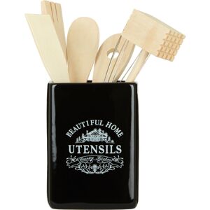 Premier Housewares - Vintage Home Black Edition Utensil Jar