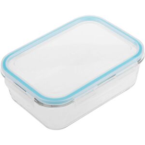 Primematik - Rectagular hermetic compartment glass food container 1730 ml