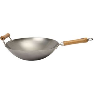 Wok Star 14/36cm Carbon Steel Wok - School Of Wok