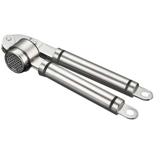 WOOSIEN Stainless Steel Garlic Press, Kitchen Garlic Press Tools, Manual Garlic Press Garlic Grinder