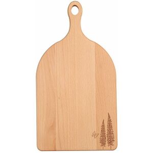 Cottage Garden Large Handled Beech Chopping Board - T&g