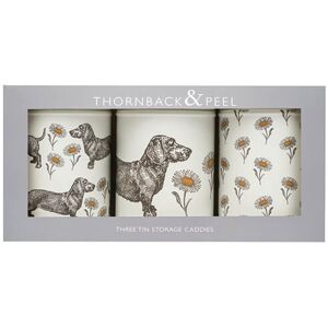 Thornback & Peel Thornback&peel - Dog & Daisy Set 3 Caddies