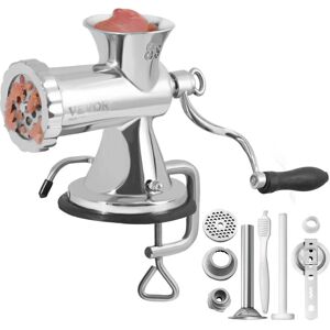 VEVOR Manual Meat Grinder 304 Stainless Steel Meat Grinder with 2 Fixing Method