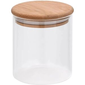 Storage Glass Jars with Bamboo Lid 6 pcs 600 ml vidaXL - Transparent