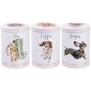 A Dog's Life Tea Coffee Sugar Canisters - Wrendale Designs