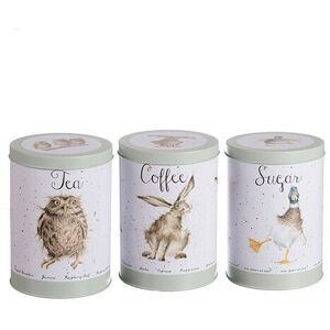 Wrendale Designs Tea, Coffee & Sugar Canisters