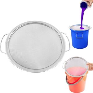 TLILY 60 Mesh 304 Stainless Steel Fine Paint Strainer for 5 Gallon Bucket, Bucket Filter Impurities, Reusable