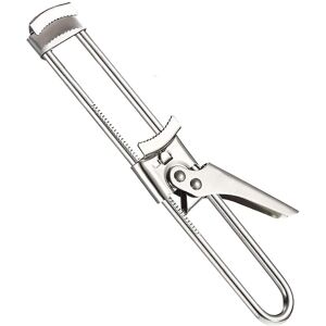 Coavas - Adjustable Stainless Steel Jar and Bottle Opener, Multifunctional Master Bottle Opener for Cans and Jars, Manual Bottle Opener for Jam Jar