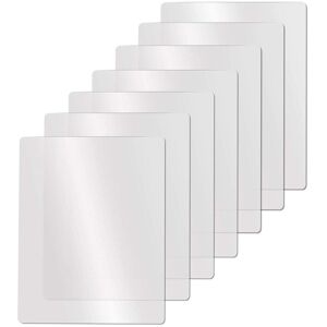 TLILY Clear Flexible Plastic Cutting Board Mats Set, Frosted Kitchen 17.5 x 12 Inches, Set of 7