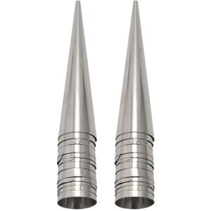TLILY Cream Horn Molds 24 Pcs Large Size Stainless Steel Baking Cones Roll Forms