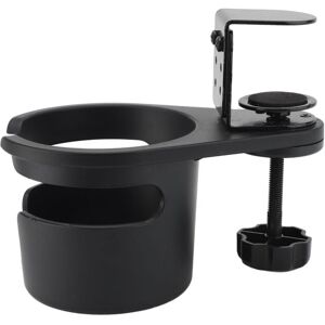 GROOFOO Desk Cup Holder Rotating Clip On Bottle Organizer Storage Rack for Coffee Drink Mugs Water Bottles