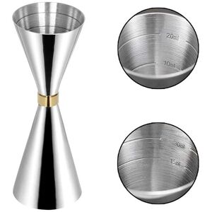 LINGHHANG Measuring Jigger, Japanese Style Measuring Cocktail Jigger 1 oz / 2 oz, High Quality Measuring Jigger, Stainless Steel Double Shot Liquor Measure,