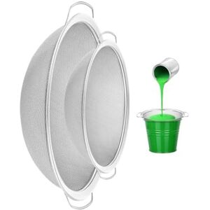 Tlily - Paint Strainer 60 Mesh Stainless Steel Lotion Honey Funnel Fits 4.2 Gallon Bucket d