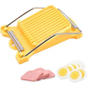 Sollbry - Egg Cutter, Professional Egg Cutter, Stainless Steel Cutting Wires, Manual Egg Slicer Multifunctional Egg Cutter for Eggs, Strawberries,