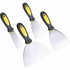 Gotrays - Stainless Steel Spatula Set Pasting Knife 38, 75, 100, 150mm 4 Pieces