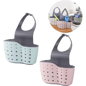 Longziming - 2 Kitchen Drain Baskets, Dish Rack Drain Rack Dish Drainer Sink Basket Kitchen Utensils Storage Rack Soap Brush (Pink And Green) Longziming - 2 Kitchen Drain Baskets, Dish Rack Drain Rack Dish Drainer Sink Basket Kitchen Utensils Storage Rack Soap Brush (Pink And Green)