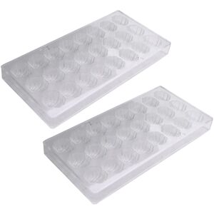 Tlily - 2X Shell Shaped Hard Chocolate Mold Candy Jelly Ice Polycarbonate 3D Sea Shell Tlily - 2X Shell Shaped Hard Chocolate Mold Candy Jelly Ice Polycarbonate 3D Sea Shell