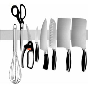 TINOR 40cm Magnetic Knife Bar, Nordic Magnetic Stainless Steel Wall Mounted Knife Holder, Magnetic Holder, Extra Strong Hold and Easy Assembly for TINOR 40cm Magnetic Knife Bar, Nordic Magnetic Stainless Steel Wall Mounted Knife Holder, Magnetic Holder, Extra Strong Hold and Easy Assembly for