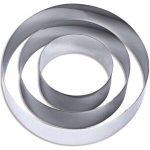 TLILY 4/6/8 Inch Round Cake Mold Stainless Steel Baking Tool Ring Set Biscuit Cutter English Muffin diy Tart TLILY 4/6/8 Inch Round Cake Mold Stainless Steel Baking Tool Ring Set Biscuit Cutter English Muffin diy Tart