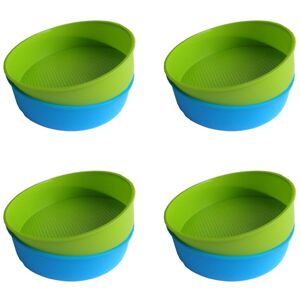 TLILY 4X Silicone Mold Bakeware 26cm / 10 Inch Cake Round Baking Pan Blue and Green Colors Are Random TLILY 4X Silicone Mold Bakeware 26cm / 10 Inch Cake Round Baking Pan Blue and Green Colors Are Random