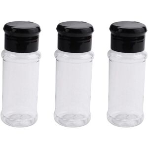 TLILY 60Pcs/Set 100ml Spice Salt Pepper Shakers Black Seasoning Pot Can Bottle bbq Condiment Kitchen Gadget Tool TLILY 60Pcs/Set 100ml Spice Salt Pepper Shakers Black Seasoning Pot Can Bottle bbq Condiment Kitchen Gadget Tool