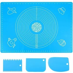 TEHTUY 70x50cm Silicone Baking Mat, Non-Stick Reusable Baking Mat with Measurements, Non-Slip Baking Mat for Fondant, Tarts, Pizza Dough, Rolling Mat, TEHTUY 70x50cm Silicone Baking Mat, Non-Stick Reusable Baking Mat with Measurements, Non-Slip Baking Mat for Fondant, Tarts, Pizza Dough, Rolling Mat,